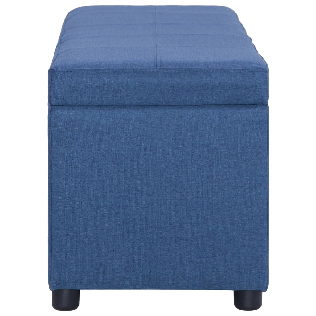 Panca con vano contenitore 116 cm poliestere blu 02_0021277