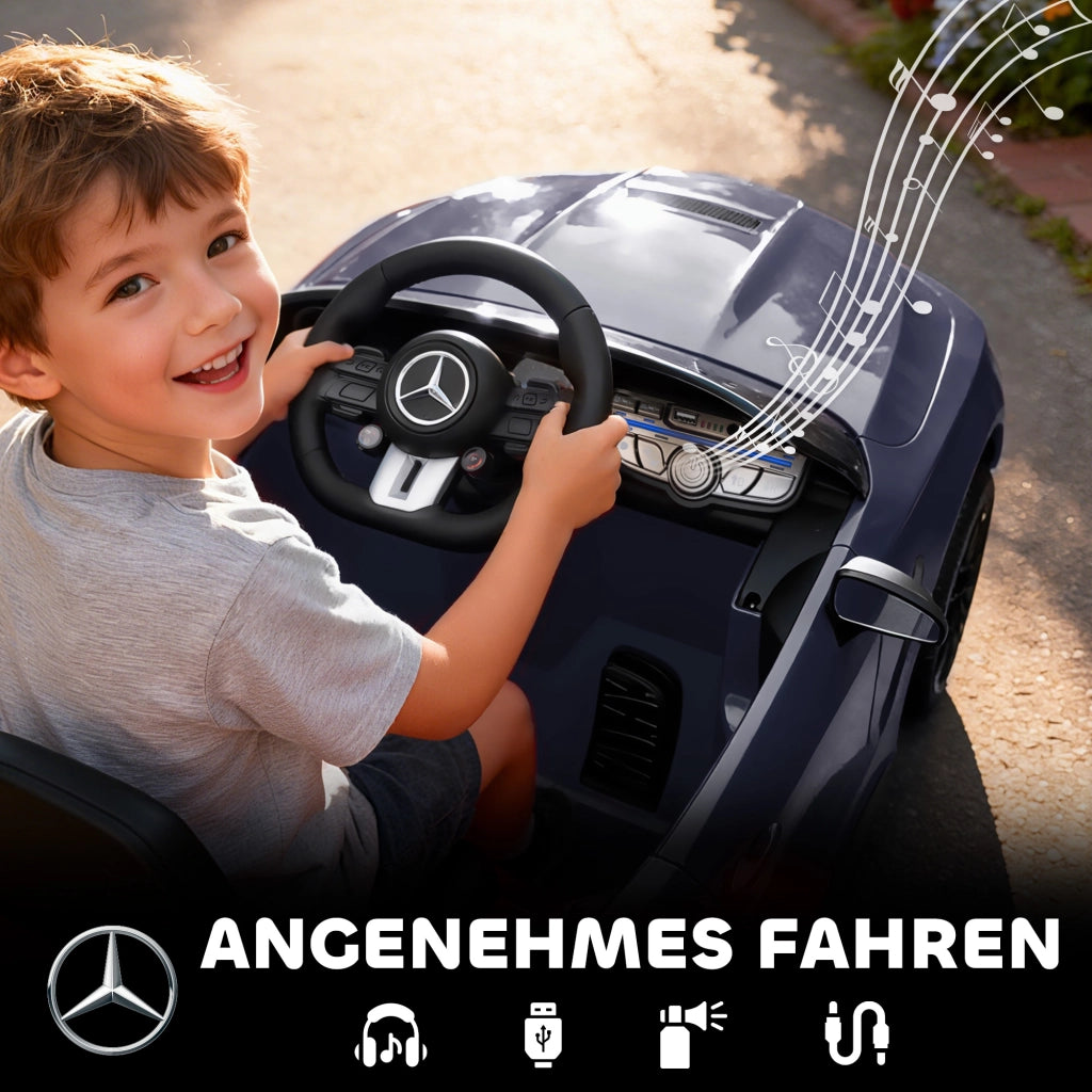 Auto elettrica per bambini Mercedes ¨C zephmum ¨C Grigio 12V
