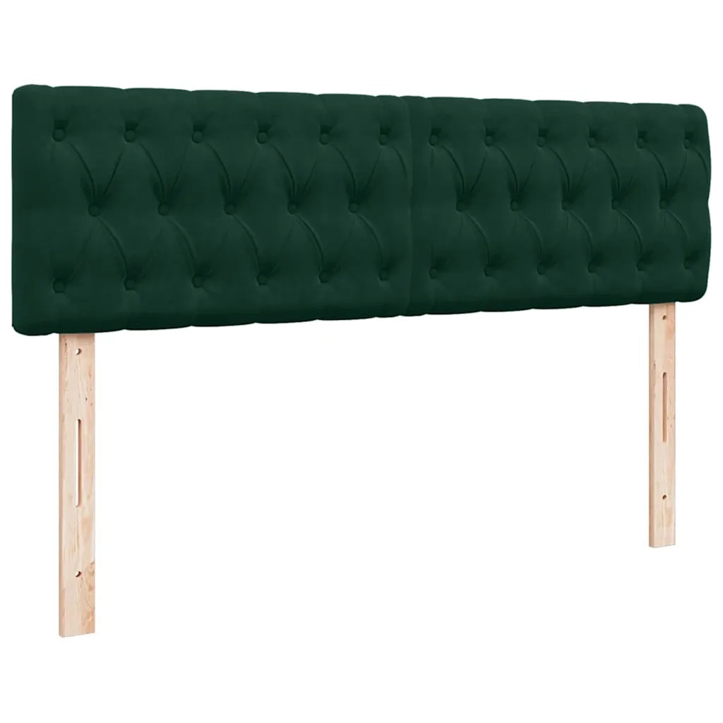Struttura Letto Pouf con Materasso 140x200 cm in Velluto