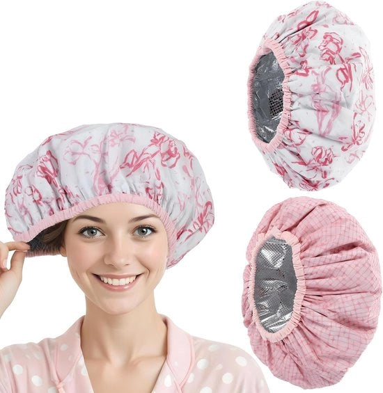 Due Capelli Profondi Trattamenti - Cappello Acquapazza a Doppia Camada con Olio Caldo per Trattamenti Capelli in Casa e per Salone