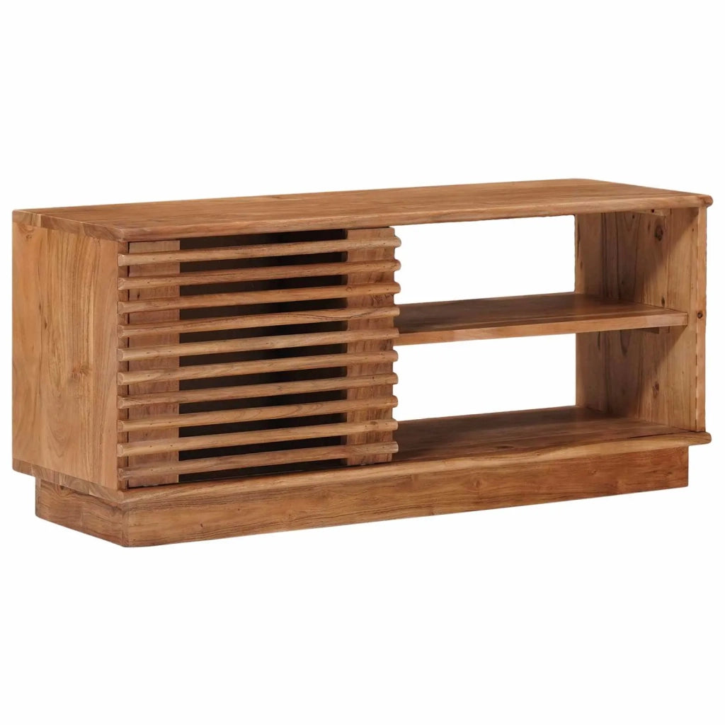 Mobile TV con archiviazione con porta Naturale 90 x 30 x 40 cm