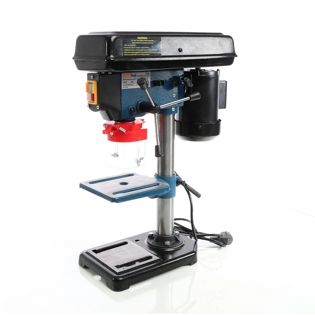 Trapano da banco 500W con laser, mandrino da 1,5-16 mm e 500-2500 giri/min Trapano a colonna