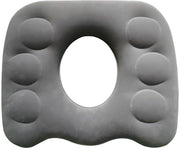 Supporto Coccigeo Donut - Riduzione Hemorroidi - Ergonomico per Ufficio e Auto - Grigio - Supporto Coccigeo - Adatto per Infortuni al Sedere