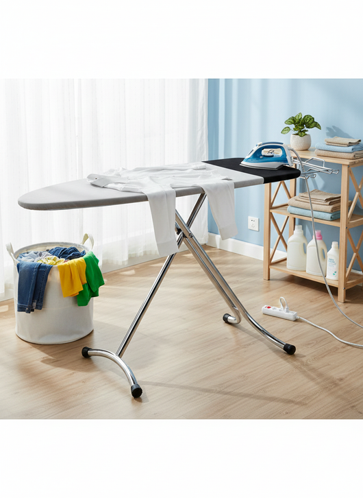 Asse da Stiro Kolossal Plus 125x48 cm Rivestimento a 3 Strati con Area Ignifuga