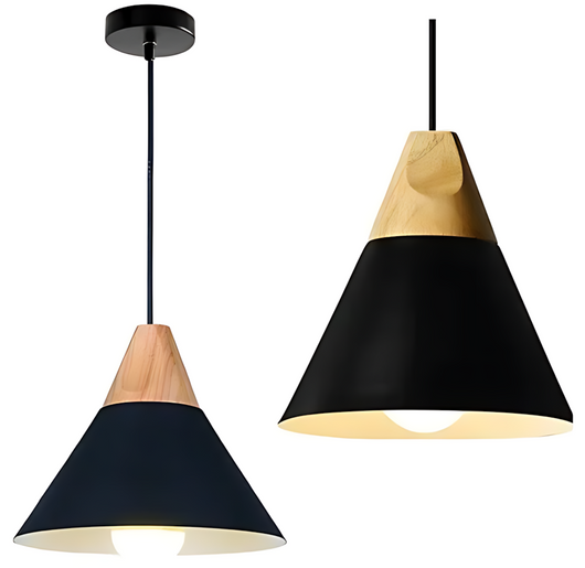 Lampada Da Soffitto Scandi C Nera