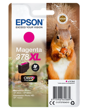 Epson Squirrel Singlepack Magenta 378XL Claria Photo HD Ink