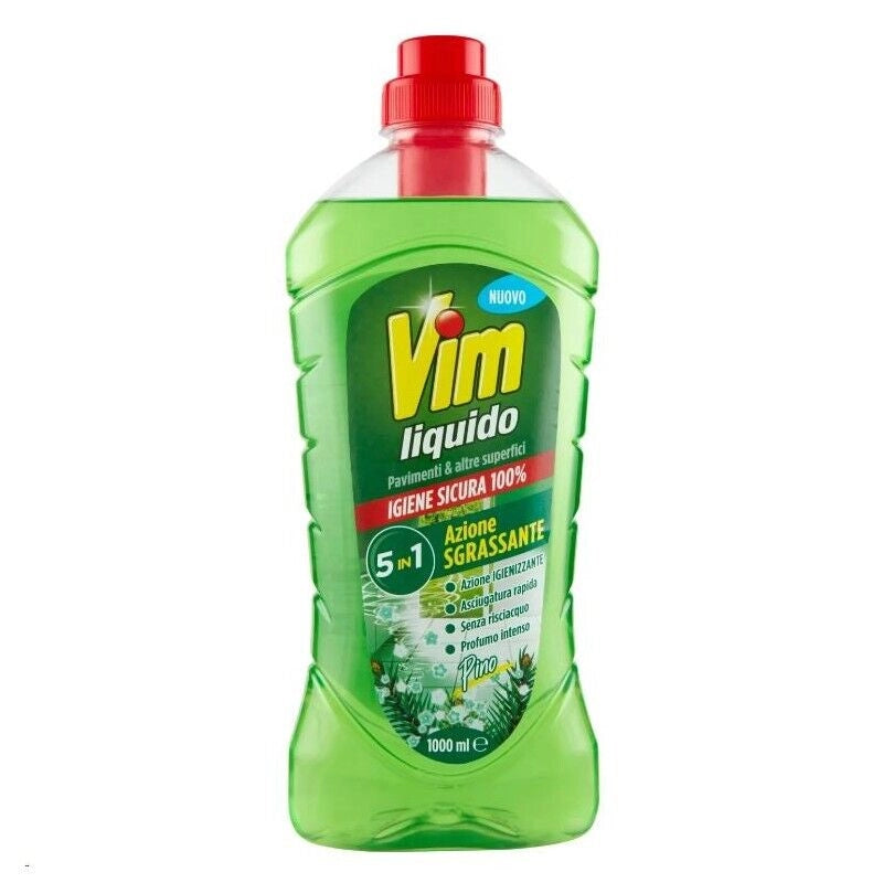 VIM DETERSIVO PER PAVIMENTI FORMATO 1 LT FRAGRANZA AL PINO