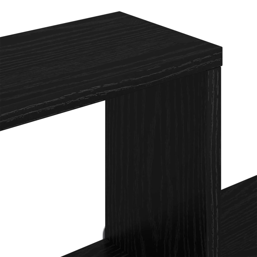 Mensole Cubo da Parete A parete Rovere Nero 64 x 13,5 x 91,5 cm 8012125