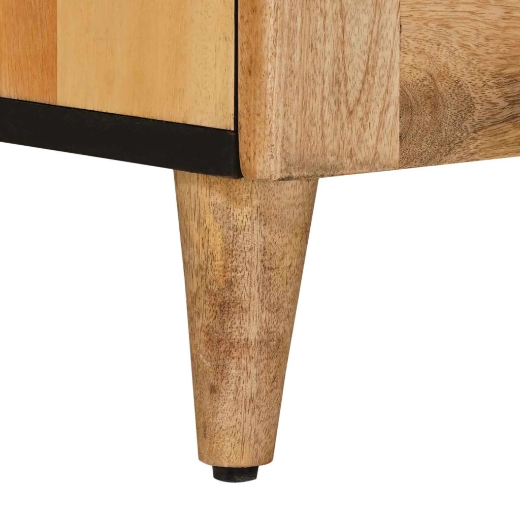 Mobile TV-Credenza per TV Naturale 105 x 33,5 x 46 cm Legno di mango massello