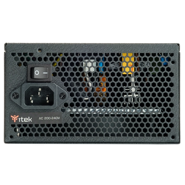 Alimentatore Itek BD600 - 600W Output - Semi-Modulare - Ventola HDB 12cm - 80 Plus EU Bronze - PFC Attivo - ATX