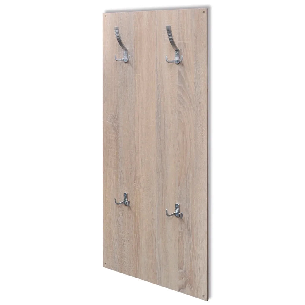Armoire à chaussures 3-en-1 Bois Chêne et blanc