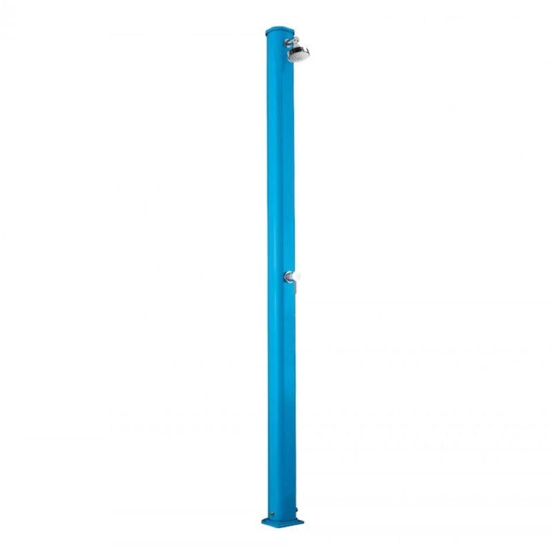 Doccia Solare Jolly 25 Litri In Alluminio Con Miscelatore Colore Blu Cv-A600/5012