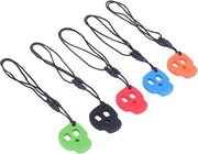 Chewing Chain per Bambini con Autismo - Strumenti per l'Oralità Motoria Sensoriale - 5 Pezzi - Facili da Pulire - Silicona di Grado Alimentare - Utilizzo Versatile .