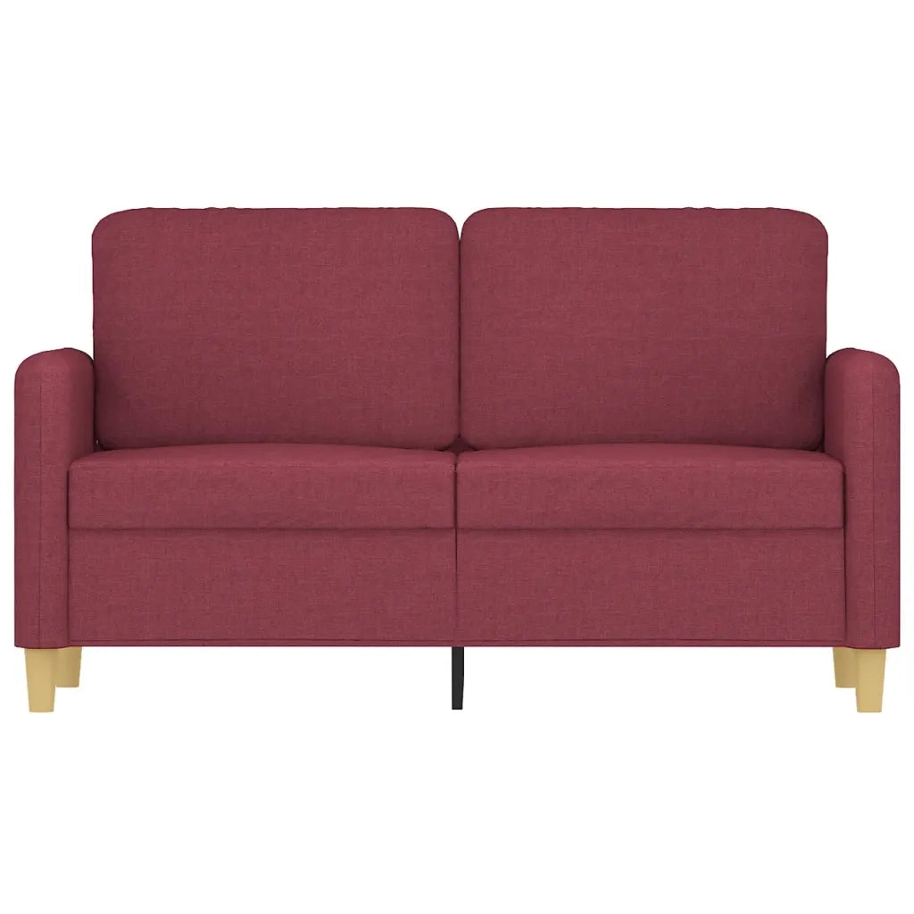 Divano a 2 Posti Rosso Vino 120 cm in Tessutocod mxl 85407