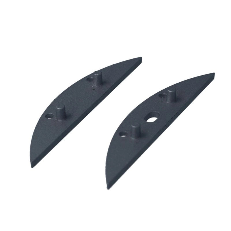 Kit Terminali Tappi di Chiusura In Metallo Con e Senza Foro Per Profilato Alluminio BAZ5208