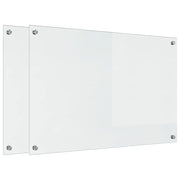 Schienale da cucina 2 pz Trasparente 90 x 60 cm CFW3433676