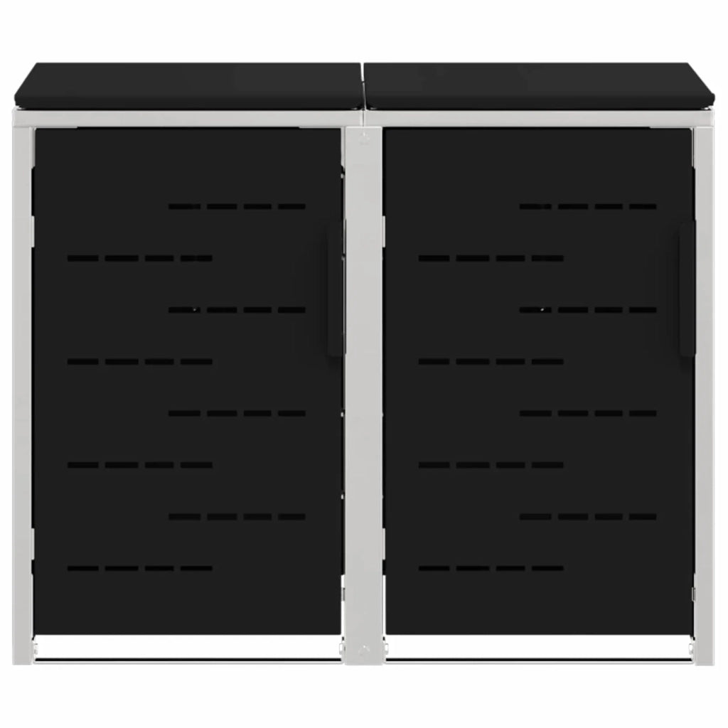 Stoccaggio contenitore a ruote Nero 138 x 77,5 x 112,5 cm 3422237