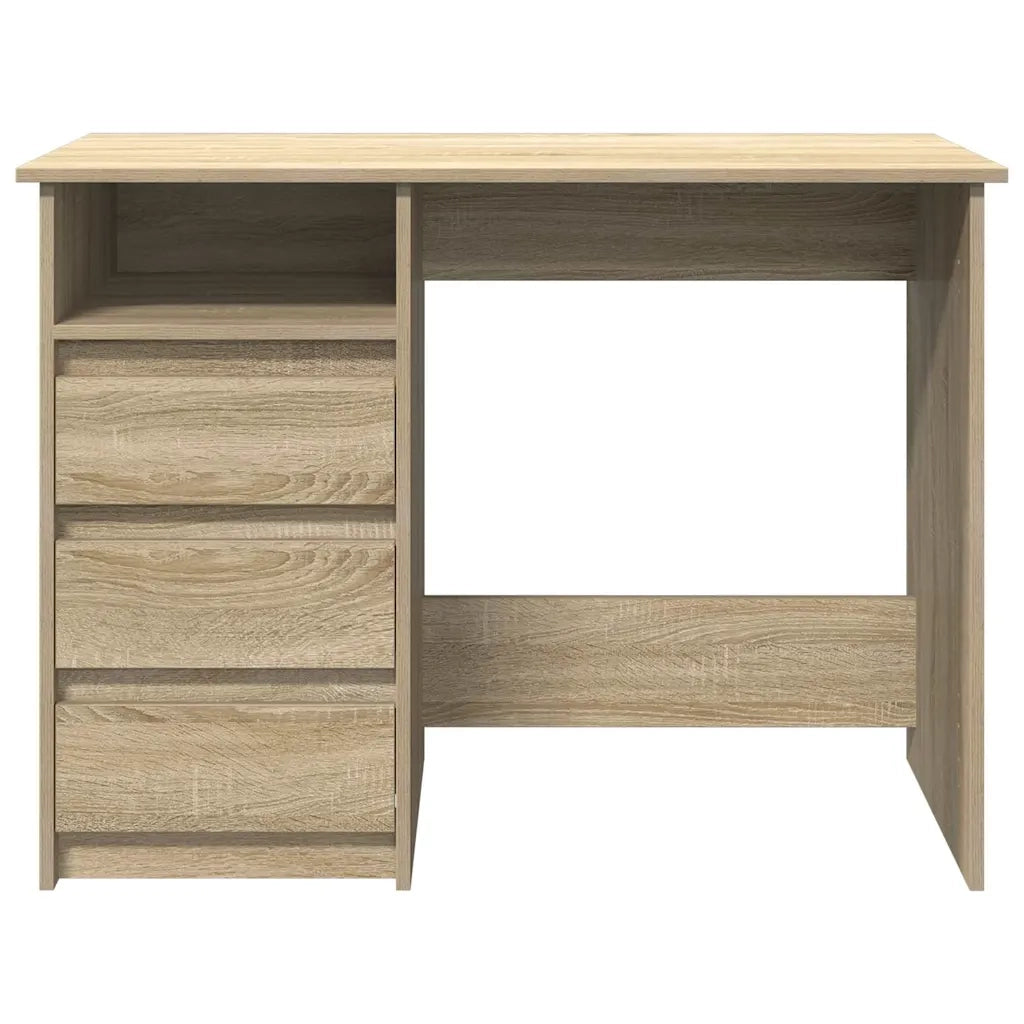 Scrivania Rovere Sonoma 102x50x75 cm in Legno Multistrato 860465