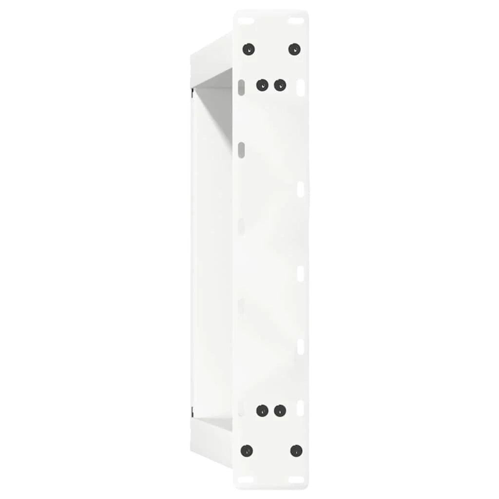 Set di 2 gambe regolabili per tavolino da caffè a forma di U 50 x 42-43 cm acciaio bianco 02_0057049