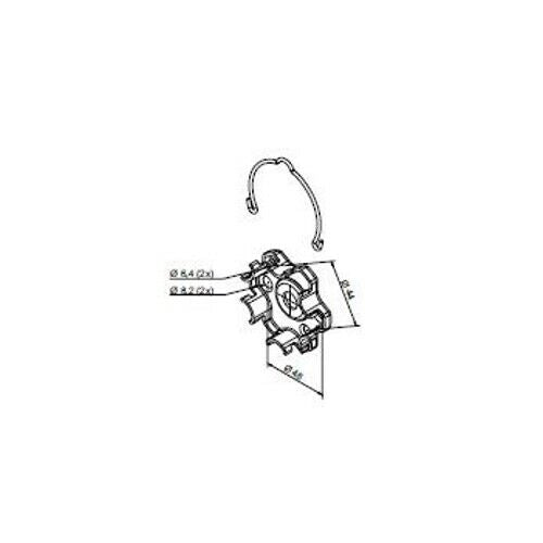 SUPPORTO COMPATTO IN ALLUMINIO, CON MOLLA, PER ERA M SH. NICE 535.10096 GARANZIA