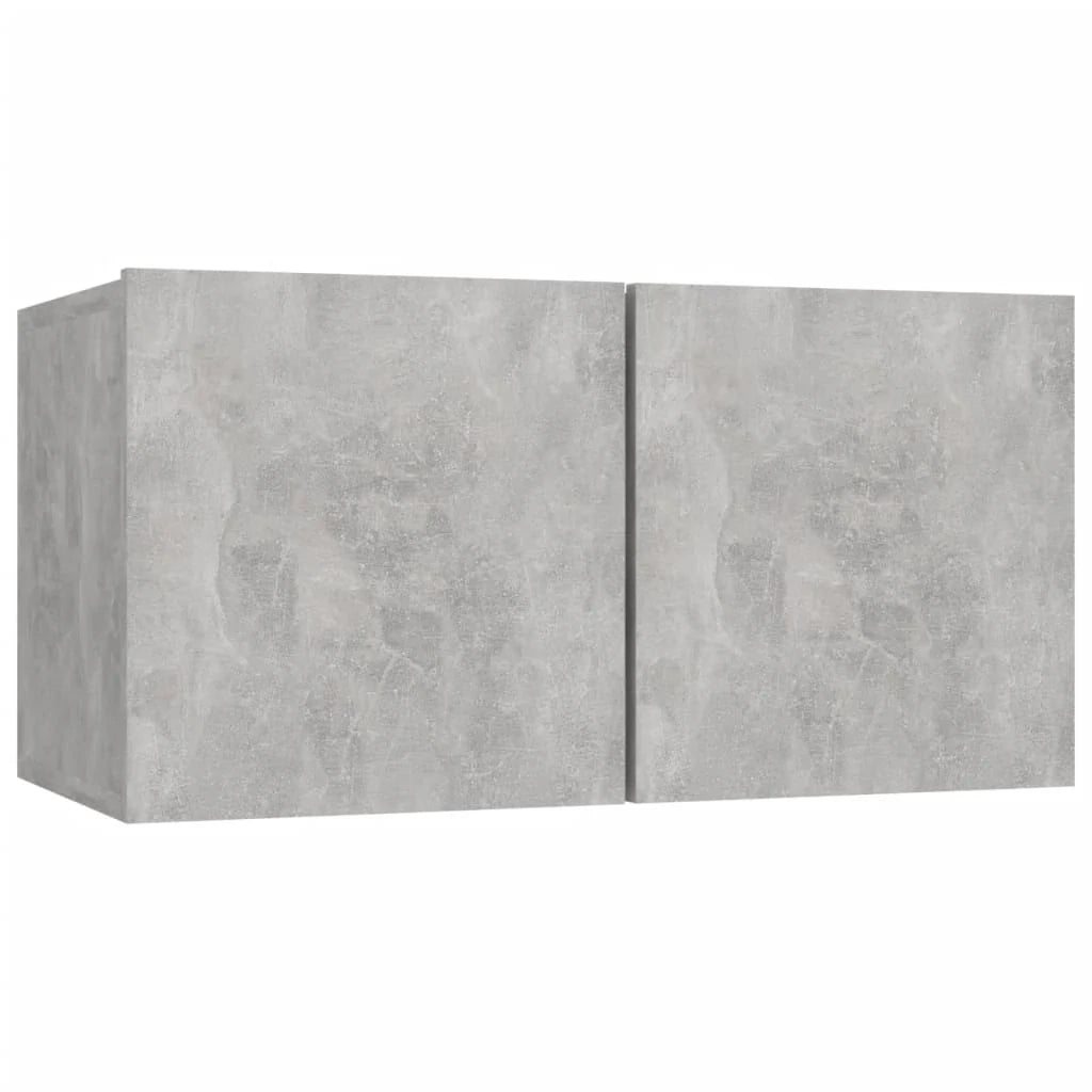 Set di mobili da 6 pezzi tra cui armadio credenza mobile TV televisore per soggiorno camera da letto salotto legno ingegnerizzato grigio 02_0025048