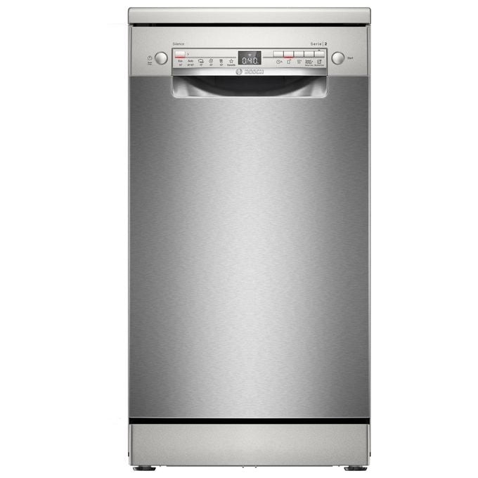 Bosch Serie 2 SPS2HKI58E Lavastoviglie da libera installazione 45 cm Acciaio Classe E