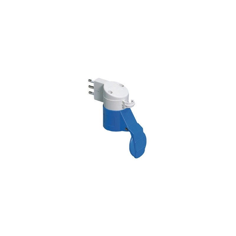 GW64208 Adattatore da Civile a Industriale 2P+T 16A 250V S17 50/60Hz Presa 2P+T 16A 250V