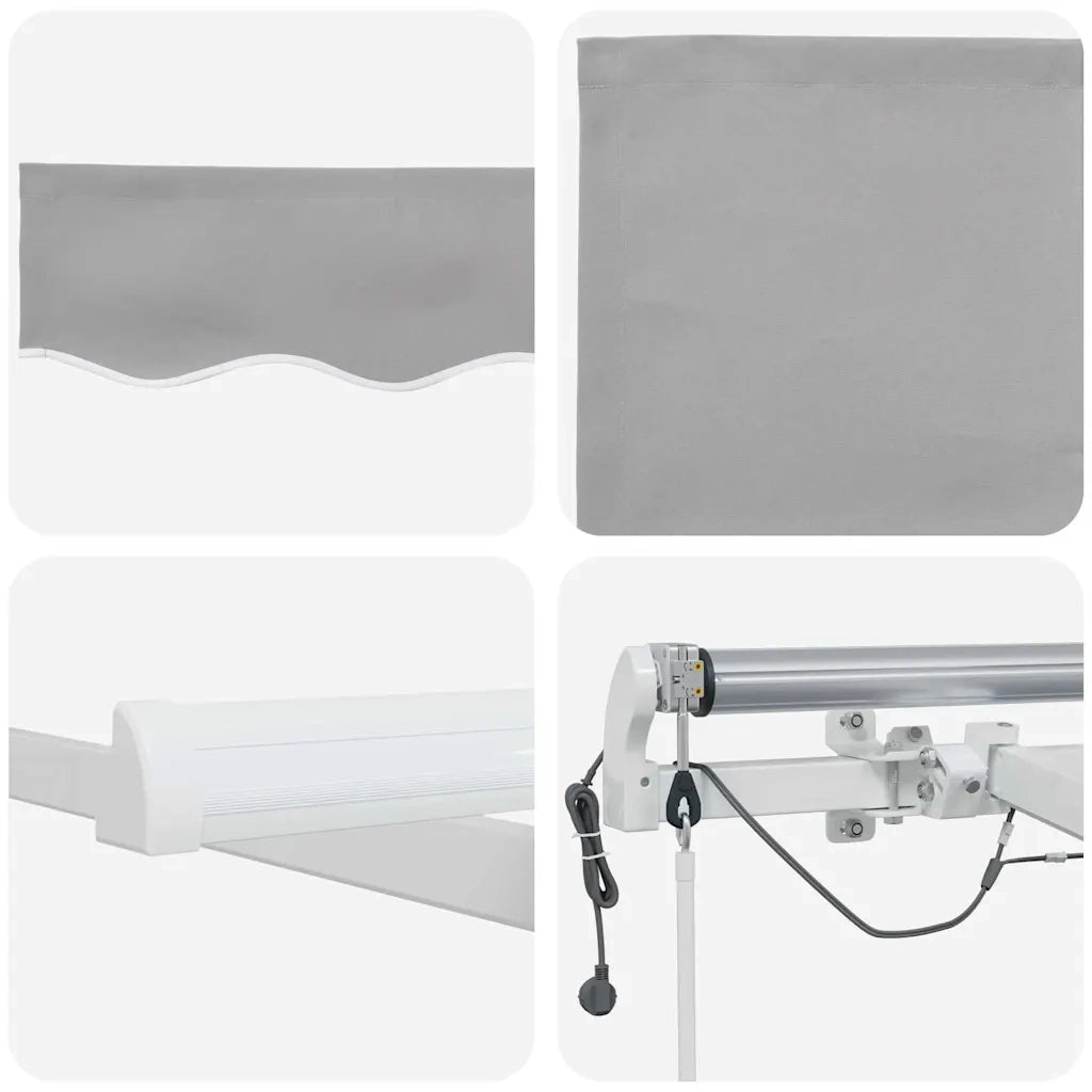 Tenda Retrattile Grigio chiaro 350 x 250 cm 3330378