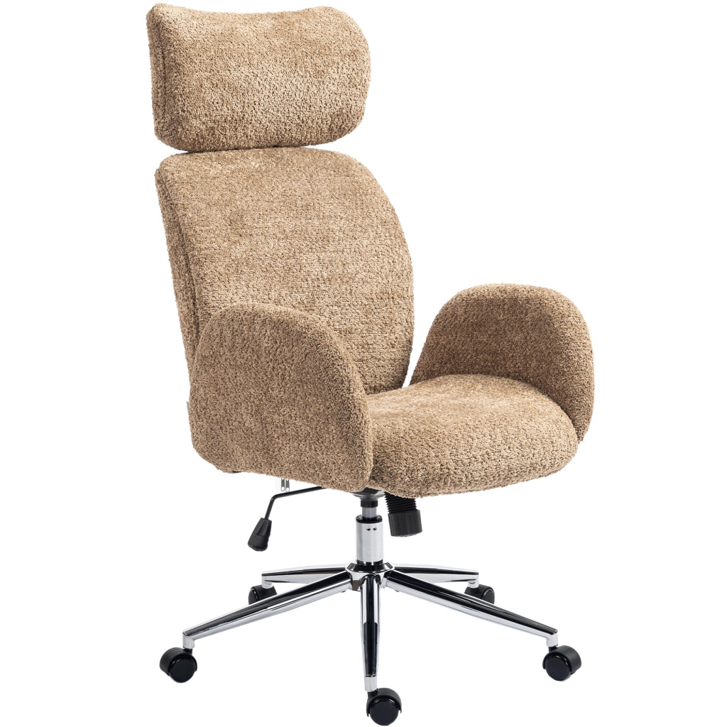 Sedia da ufficio ergonomica ¨C Xylo ¨C braccioli regolabili, marrone