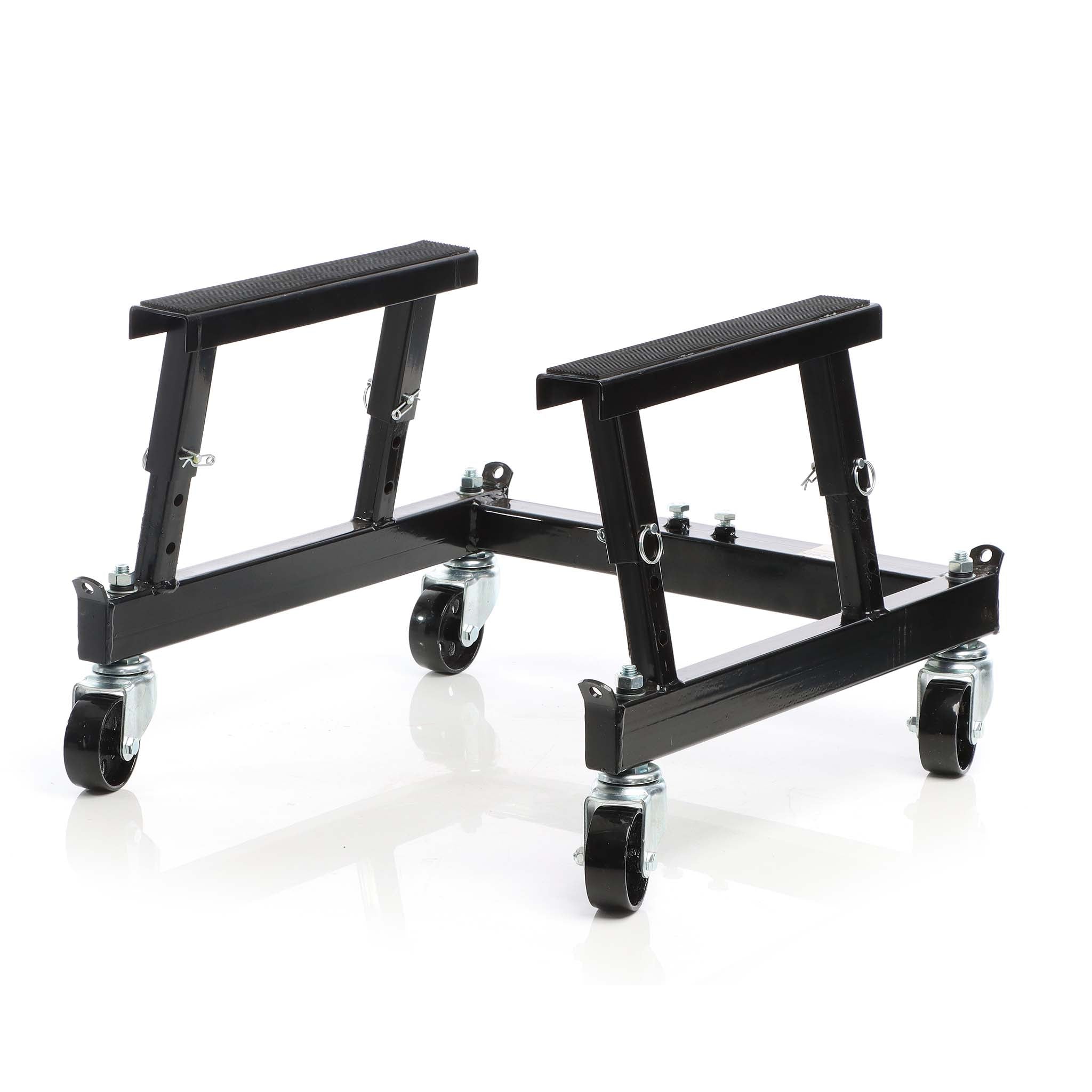 Cavalletto alzamoto a rotelle, max 680 kg, per moto e Quad