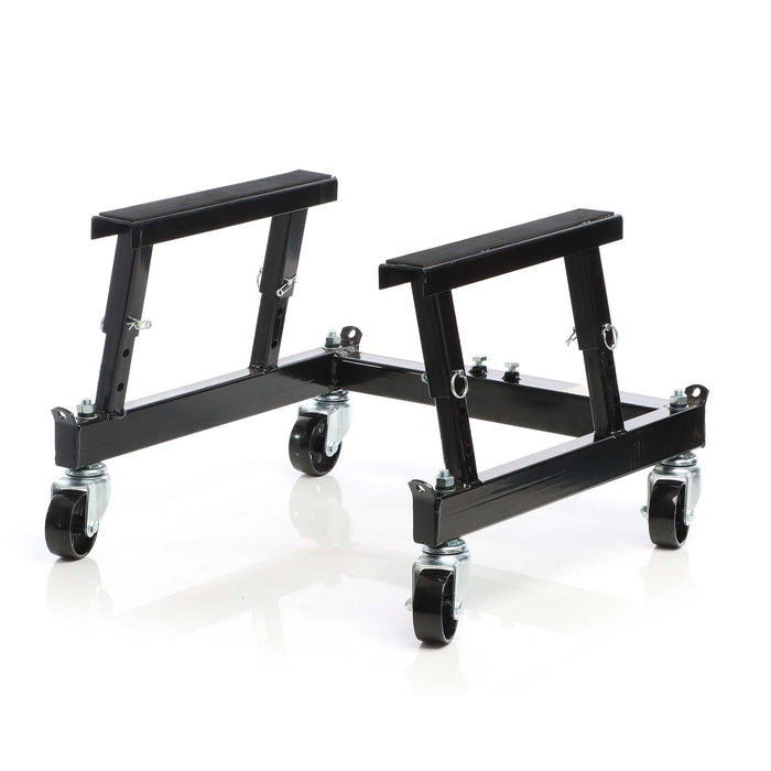 Cavalletto alzamoto a rotelle, max 680 kg, per moto e Quad