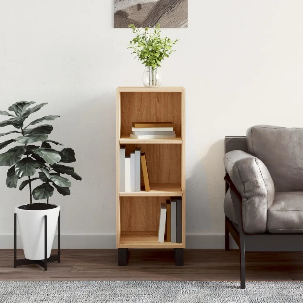 Credenza Rovere Sonoma 34,5x32,5x90 cm in Legno Multistrato 828759