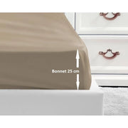 lenzuolo 140x190x25 beige