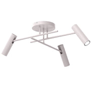 Plafoniera spot Axion 3 luci GU10 cashmere metallo Luminex