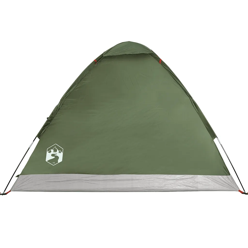Tenda da Campeggio a Cupola 2 Persone-Tenda per Escursionismo Verde Oliva Impermeabile 113927