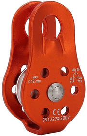Lever per carrarmato in alluminio - Zavorra laterale anti-rottura - Rotazione liscia - Per funi fino a 12 mm - Disegno d'ingresso doppio - Presa perfetta - Blocco di arrampicata