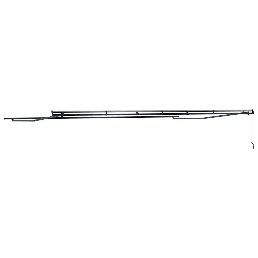 Tenda da Sole Antracite 6 × 3,5 m Metallo 313238
