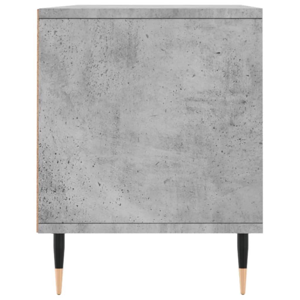 Mobile TV multimediale mensola TV credenza mobile TV sala da pranzo soggiorno camera da letto 100 x 34,5 x 44,5 cm legno ingegnerizzato grigio 02_0025474