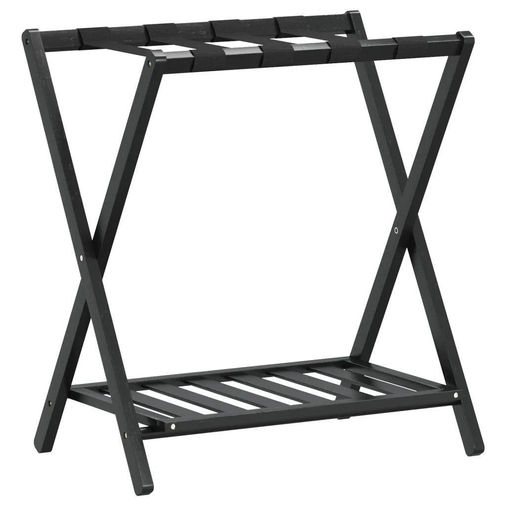 Portabagagli Nero 68x38x58 cm in BambÃ¹cod mxl 94309