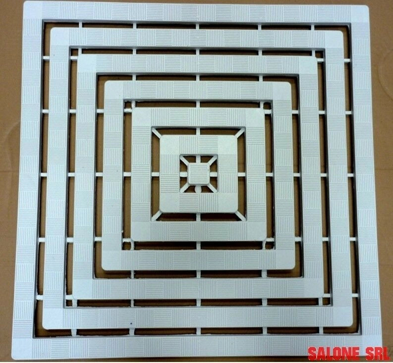 PEDANA PER DOCCIA BAGNO PLASTICA CM.59X59