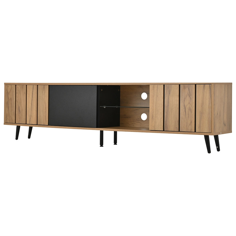 Mobile TV basso - Xylo - 175x31.5x45 cm 3 ante