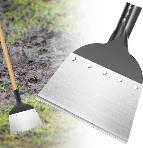 Racchetto multifunzionale per giardino esterno: spatola in acciaio 21 cm - per prato e giardino
