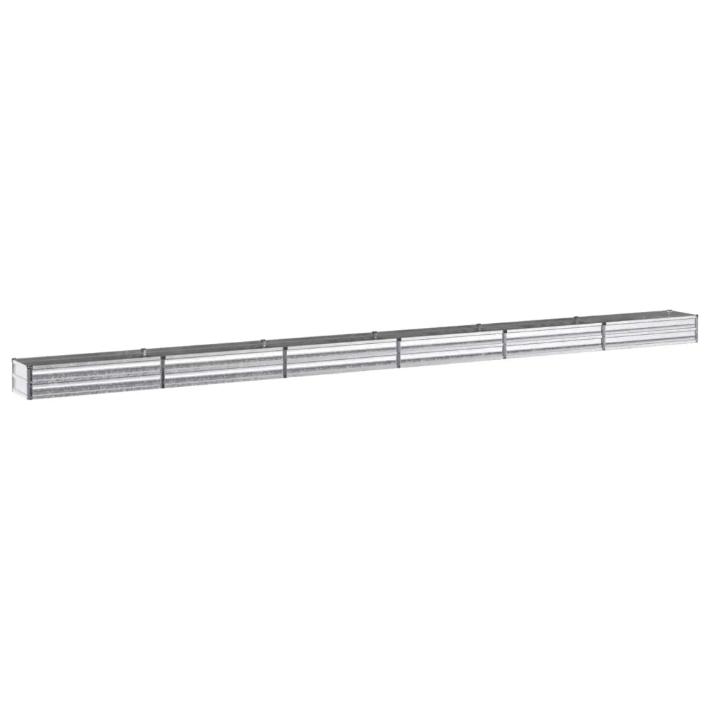 Letto rialzato da giardino Argento 600 x 40 x 24 cm 8006379