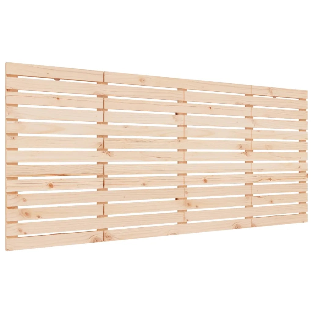 Testiera da Parete 206x3x91,5 cm in Legno Massello di Pino
