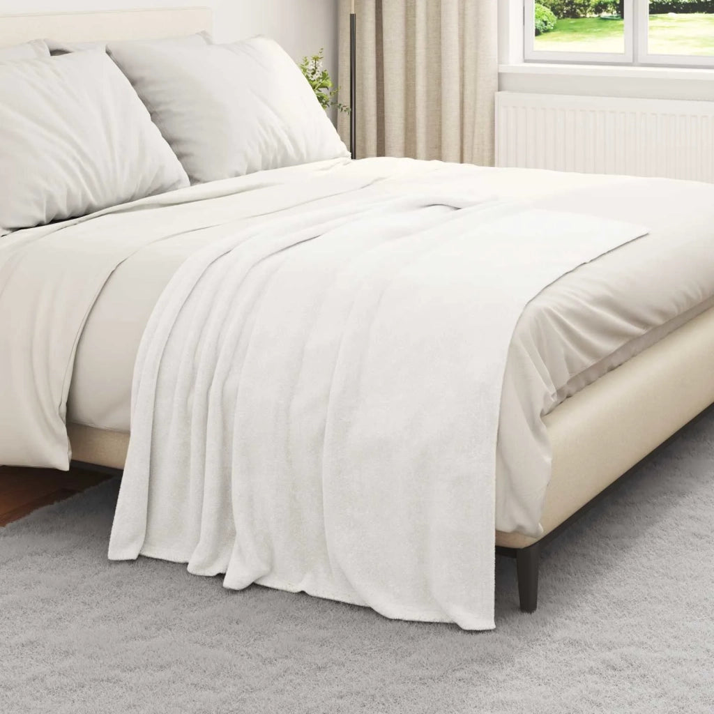 Coperta Bianco 130 x 150 cm Panno