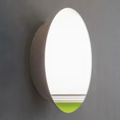Scaldasalviette elettrico Miros O a specchio 31,5 cm argento 70W
