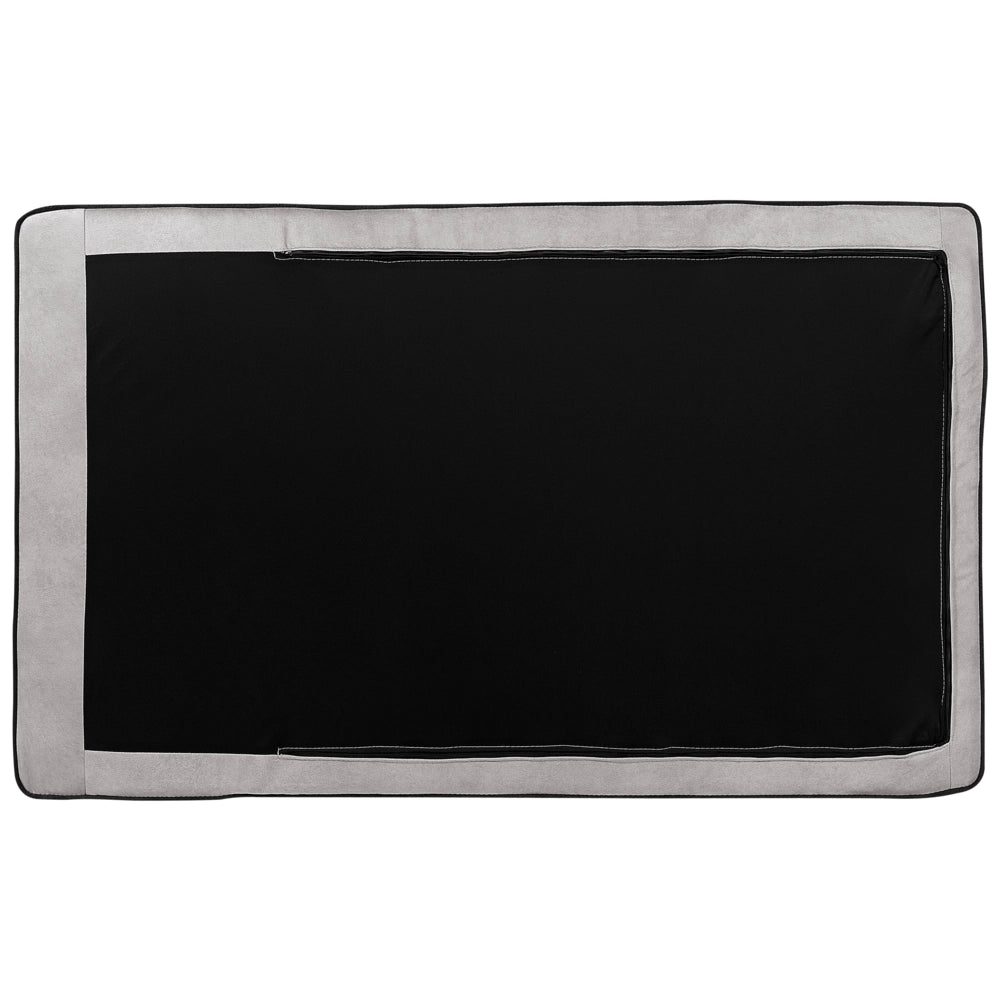 Divano 3 posti angolare regolabile lato destro in velluto grigio chiaro stile moderno design classico