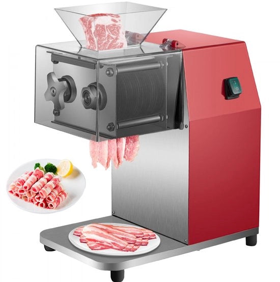 Snidatrice Carne Macchina per Tagliare Carne Commerciale 850W 360x220x460 mm