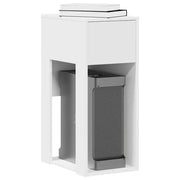 Supporto a Torre per Computer con Cassetto Bianco 30x44x74 cm 858731