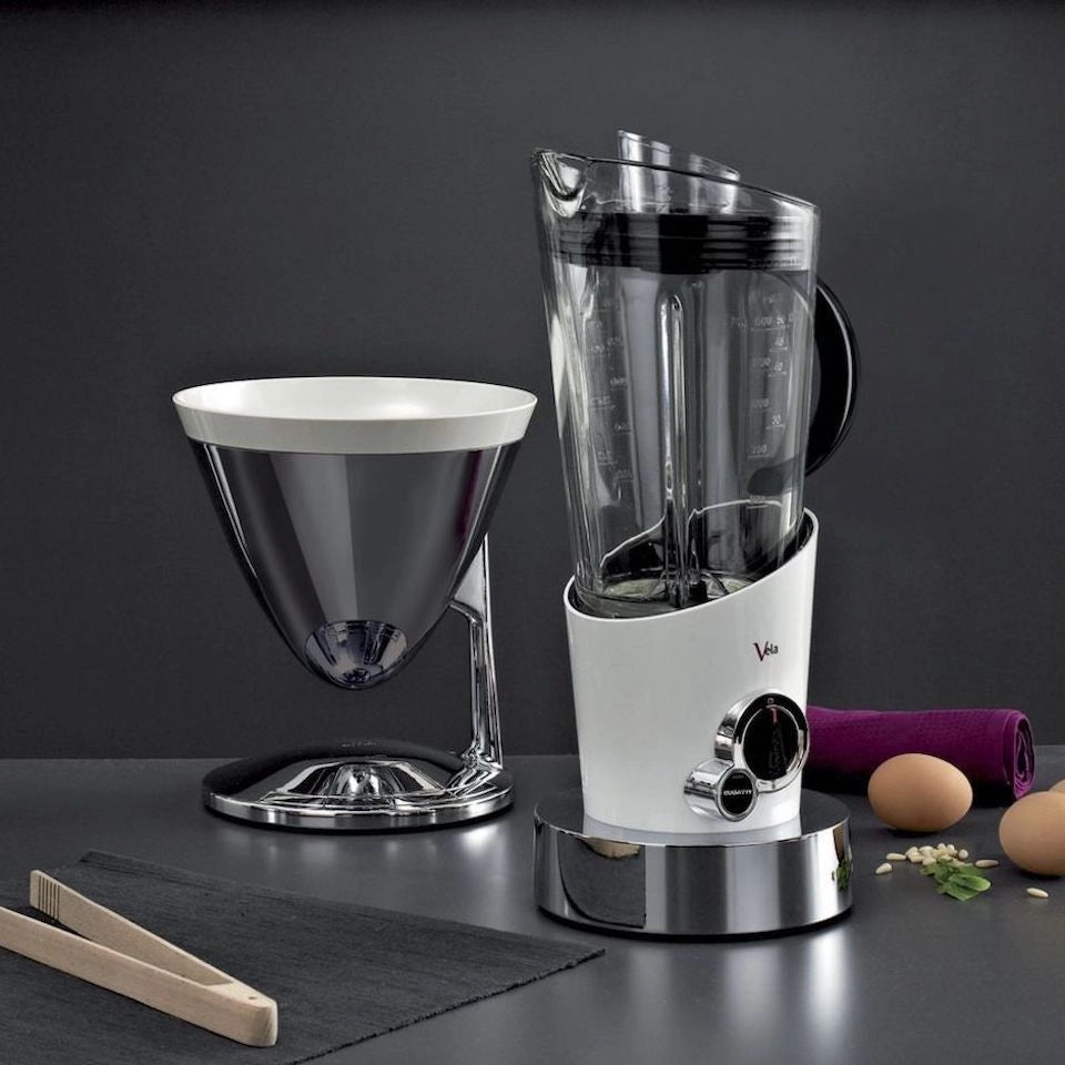 VELA EVOLUTION, Frullatore da Appoggio, Casa Bugatti Colore: Bianco